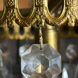 Antique hot air balloon chandelier with tassels