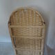 Shelf straw and wicker half sphere