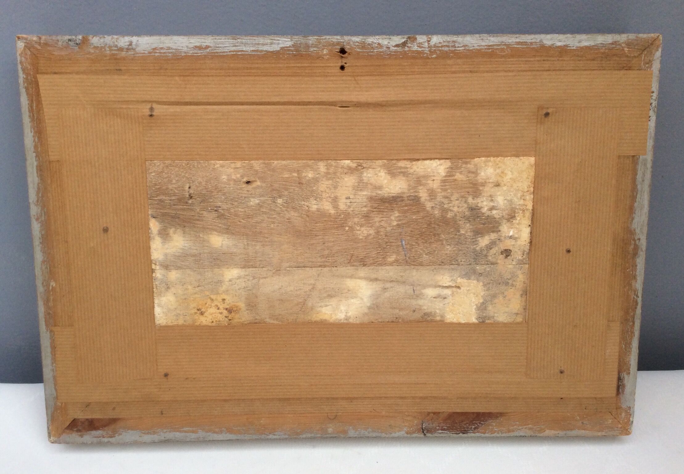 Tableau huile sur panneau signé