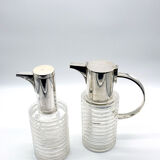 Water and Wine Table Set by Sergio Asti for Arnolfo Di Cambio, 1970s, Set of 2