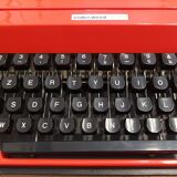 Underwood 130 orange typewriter