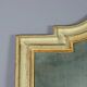 Ancient painting, architectural view, tempera on canvas, 18th century.