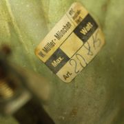 Suspension florale vintage de W. Müller-München des années 1980.