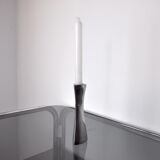 Brutalist candlesticks, solid aluminum by art3, Spain, 1970