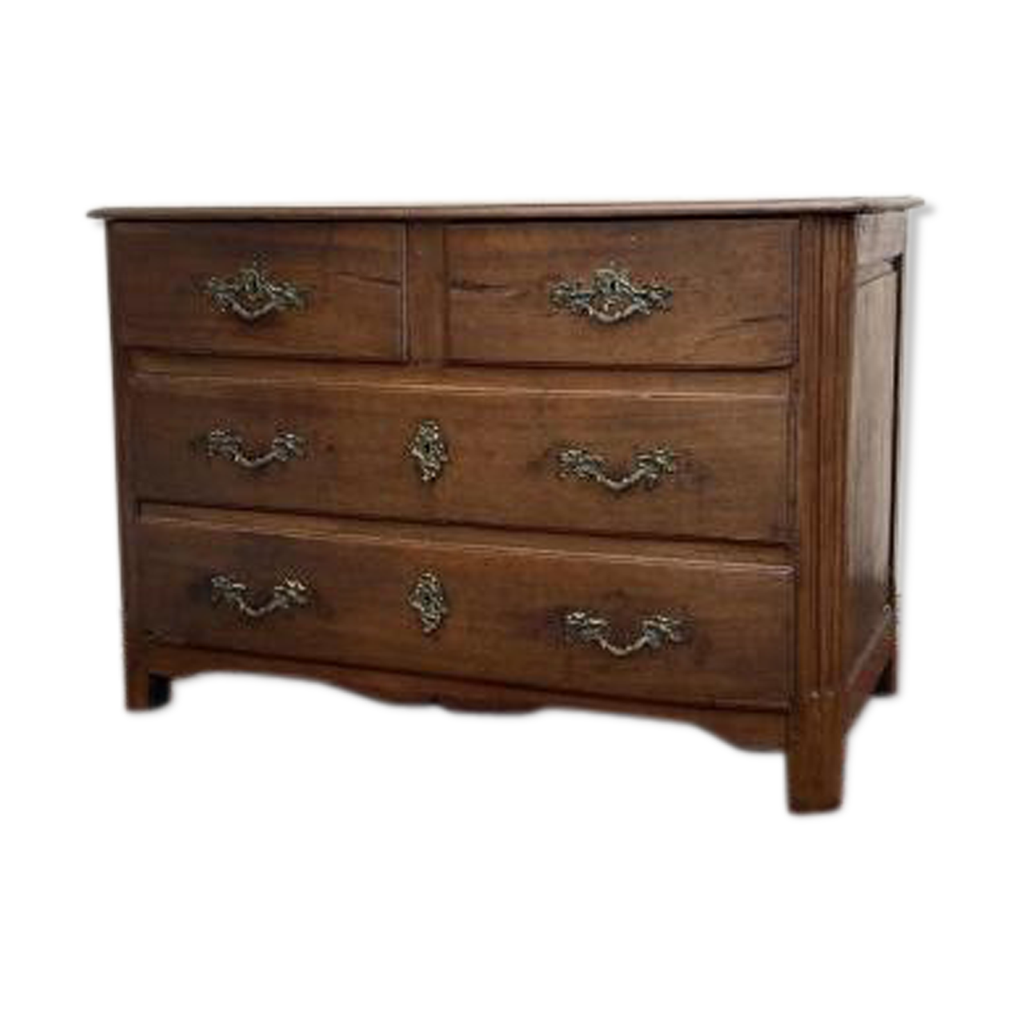 Louis XV 18th century walnut commodity