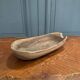 Brutalist wooden fruit bowl 1970