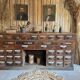 Exceptional antique apothecary workbench.