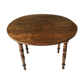 Chestnut round table