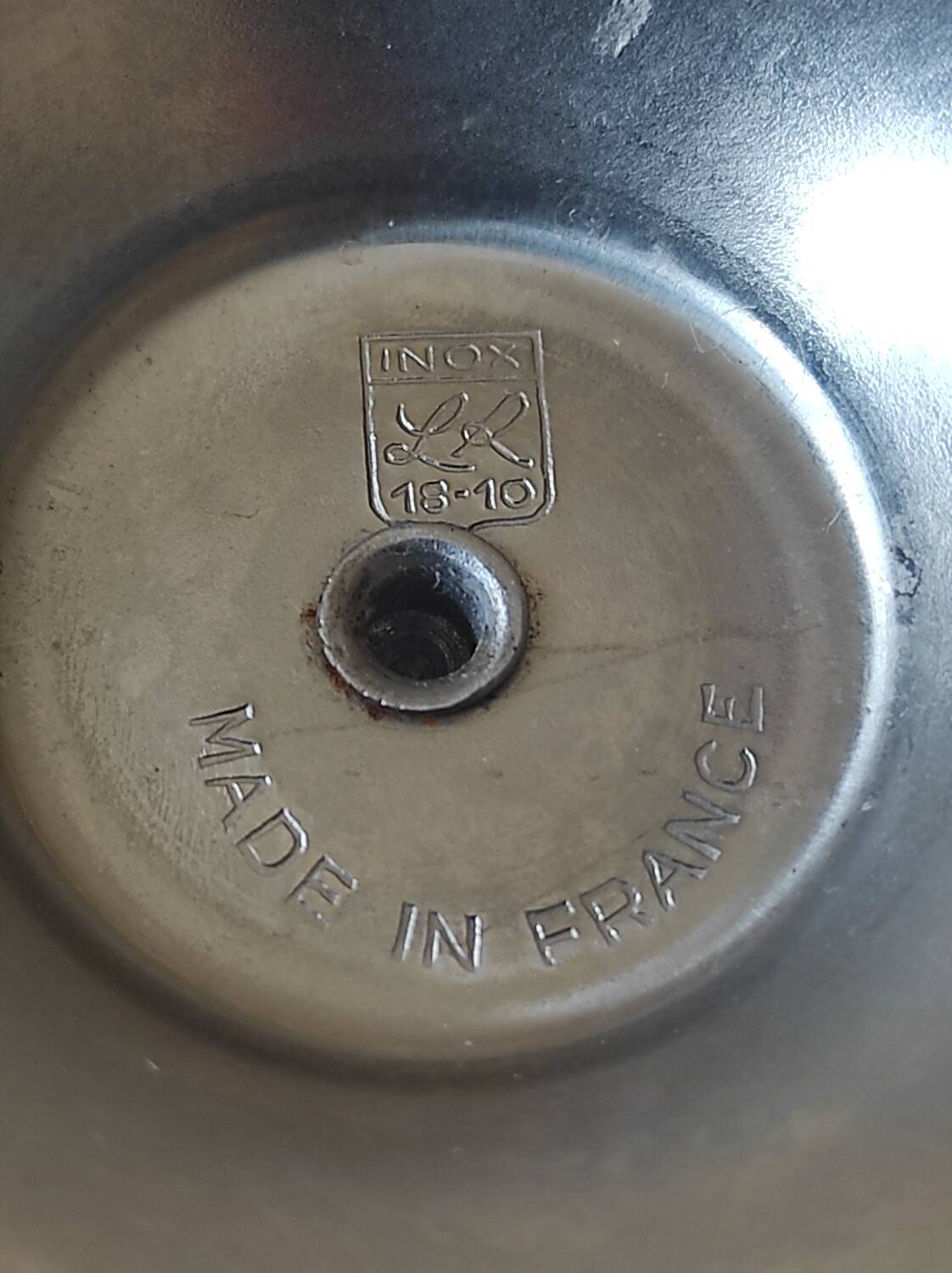 Stainless steel candle holder
