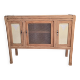 Buffet bois brut restauré pour meuble rangement d'entrée ou TV 