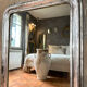 Miroir Louis-Philippe ancien argenté XIXème