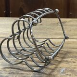 English toast door in silver metal