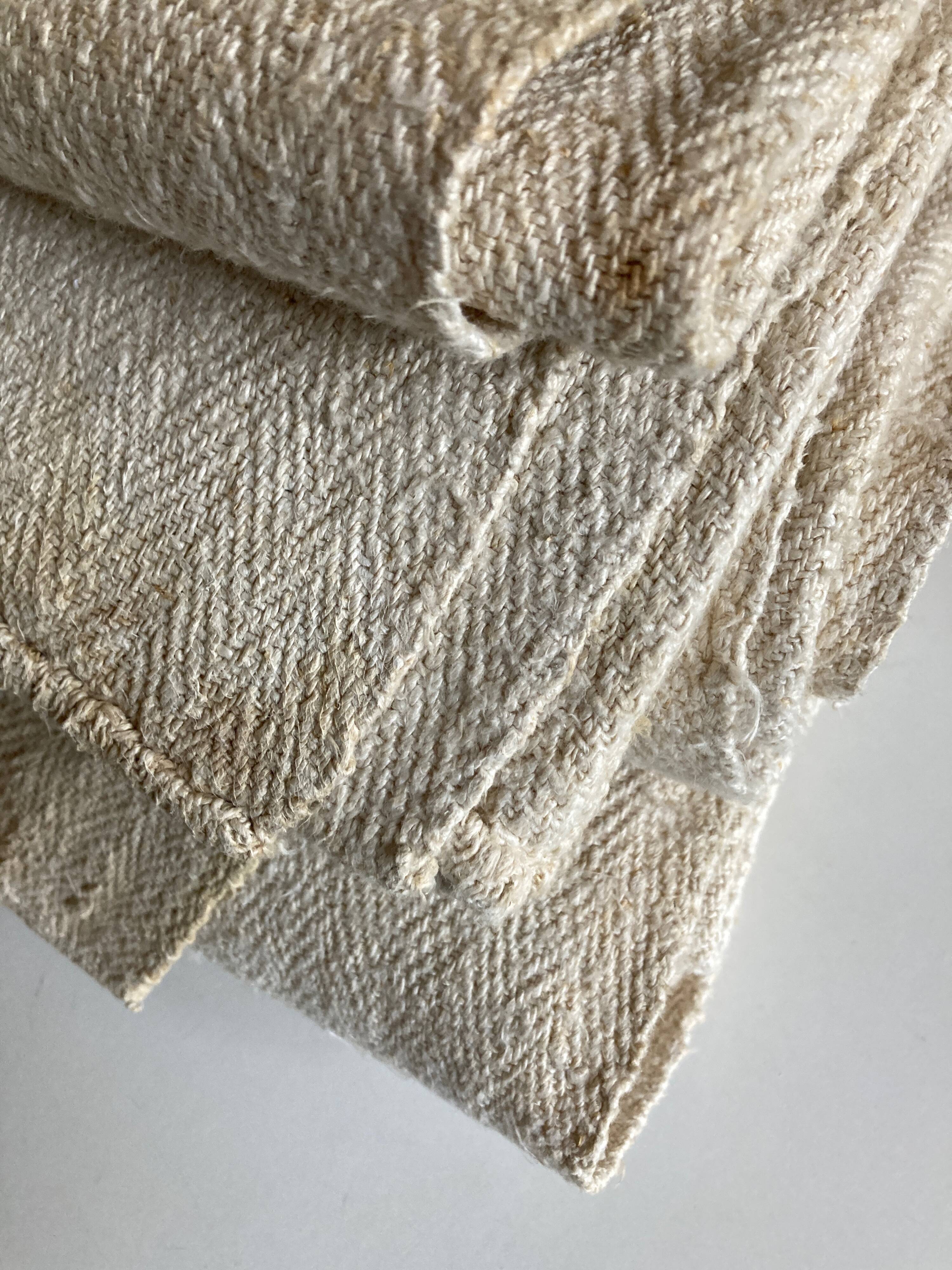 Tablecloth 5 meters in hemp canvas 19th