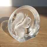 Crystal Squirrel figurine by Mats Jonasson.