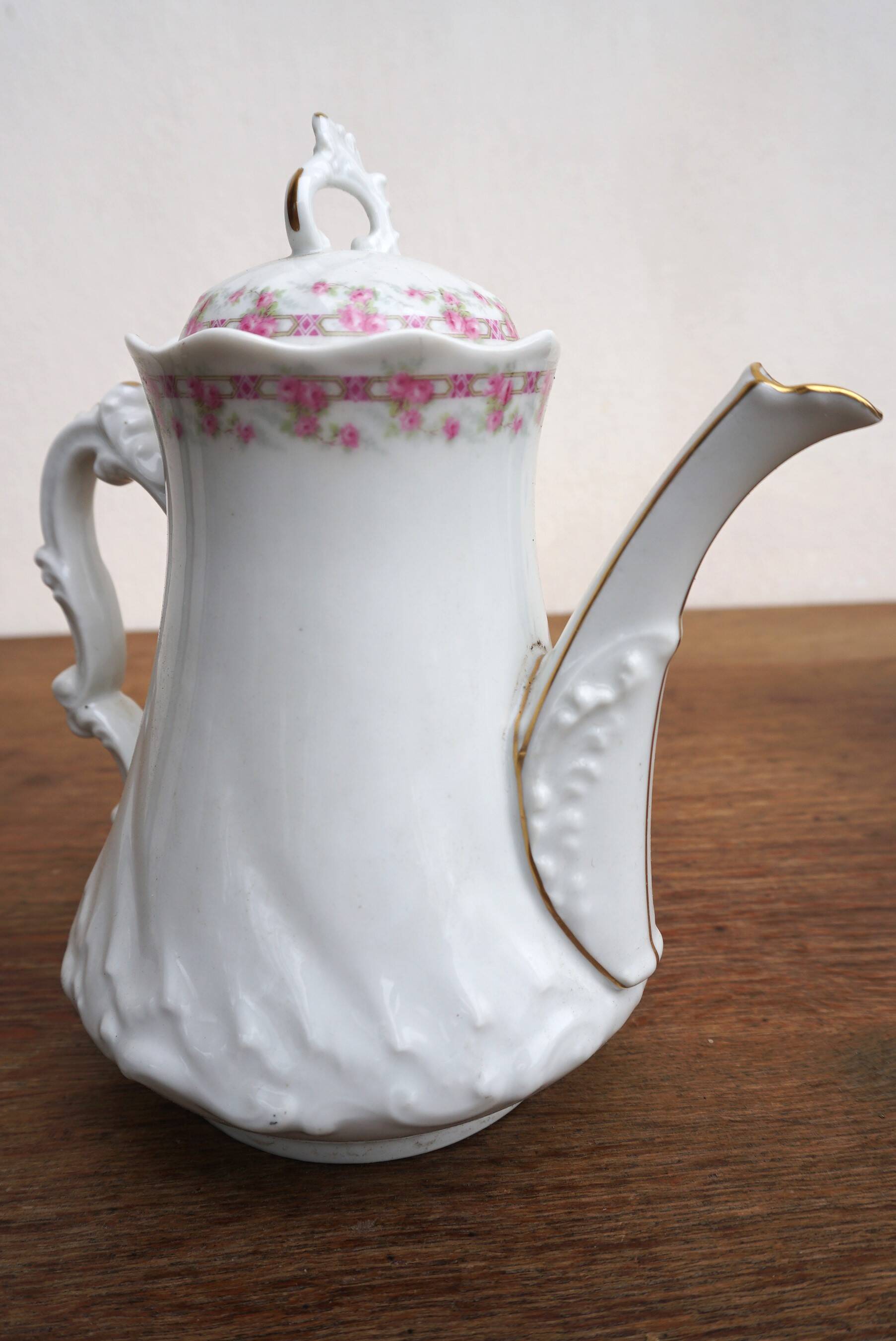 Limoges porcelain coffee service for Maison Baritel Lyon circa 1900