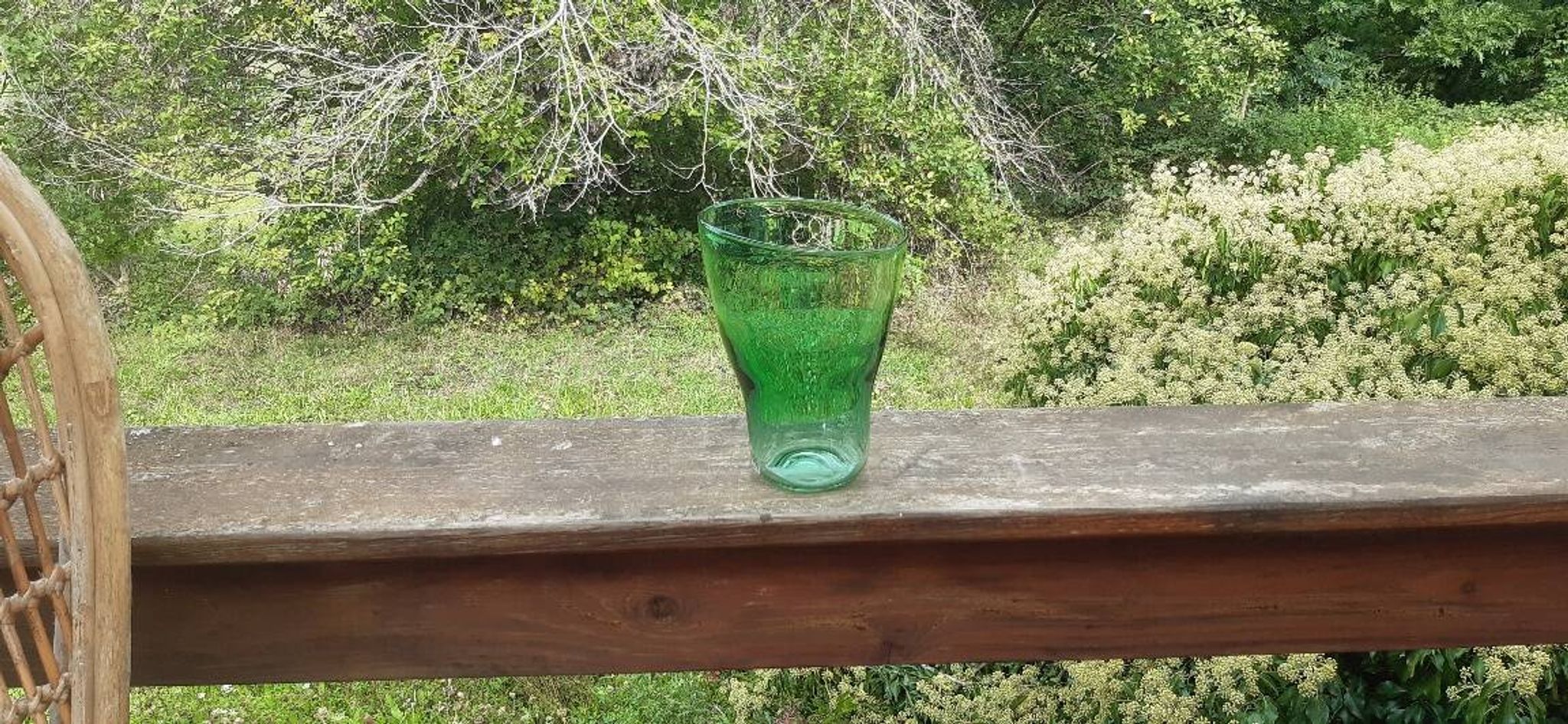 Vase verre soufflé design Maria Vinka pour IKEA