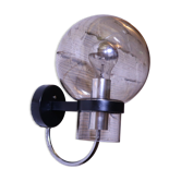 Minimalist wall lamp by Limburg in blown glass, 1970