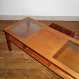 GPlan teak and glass coffee table from the 1970s