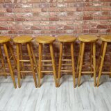 Wooden bar stools