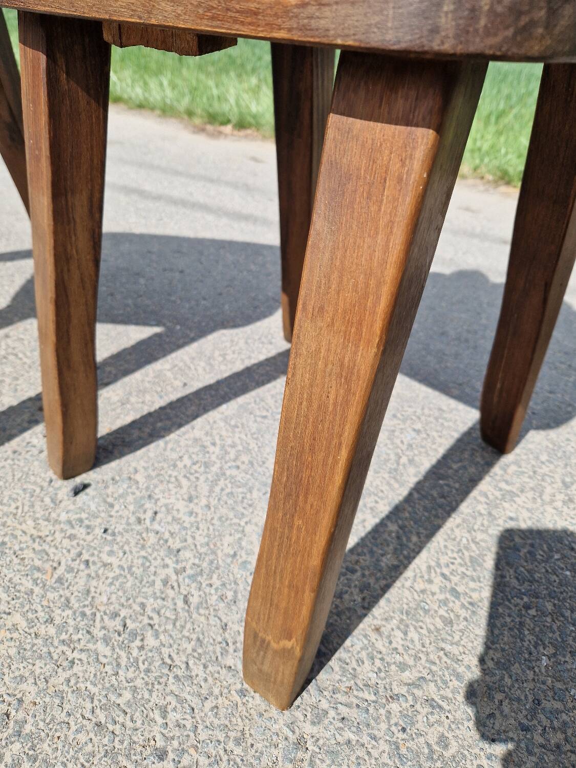 Lot de 3 chaises brutaliste Aranjou style olavi Hanninen