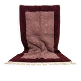 Tapis en laine pure fait main artisanale traditionnelle 1,5/2,5 m