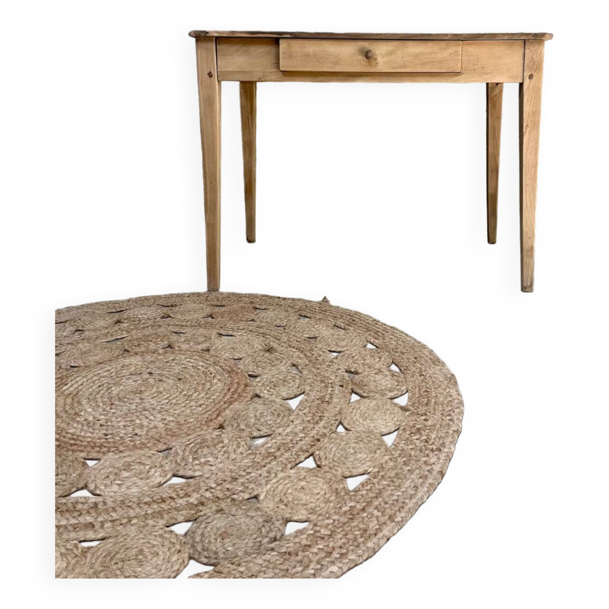 Table de ferme ou bureau (rénové)