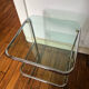 Service/end of vintage canape 1970 double tray