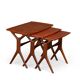 Set of 3 nesting tables by Johannes Andersen for CFC Silkeborg, 1960s