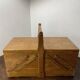 Wooden sewing box