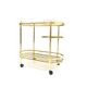Vintage bar cart / side table hollywood regency style