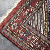 Vintage Hand-Woven Oriental Shiraz Rug, 1960s