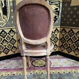 Suite of 6 Louis XVI 1900 leather chairs