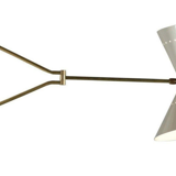 Italian articulable white wall lamp