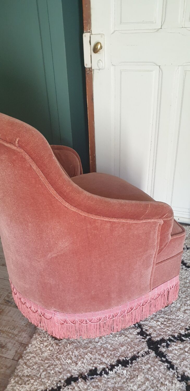 Pair of toad armchairs