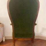 Voltaire armchair - LP period walnut