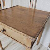 Walnut side table
