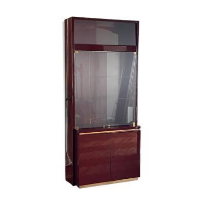Bibliothèque/vitrine Éric Maville  pour Roche Bobois vintage années 70
