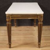 Table basse avec plateau en marbre, 20e siècle