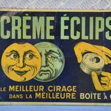Plaque emaillee publicitaire