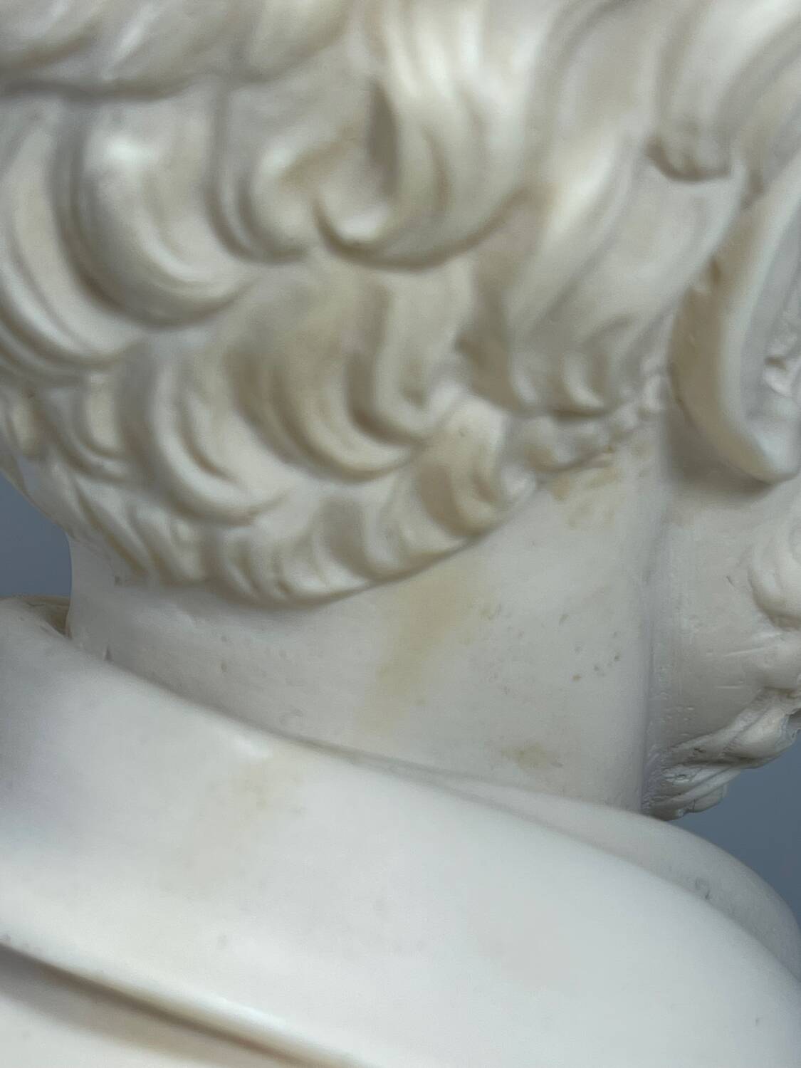 Resin bust of Wagner signed A. Giannelli Sculpture Year 60