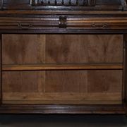 Armoire Néerlandaise Sculptée en Chêne Massif Début XIXe Siècle