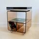 Cubic coffee table on casters in altuglas by Michel Dumas, France 1970
