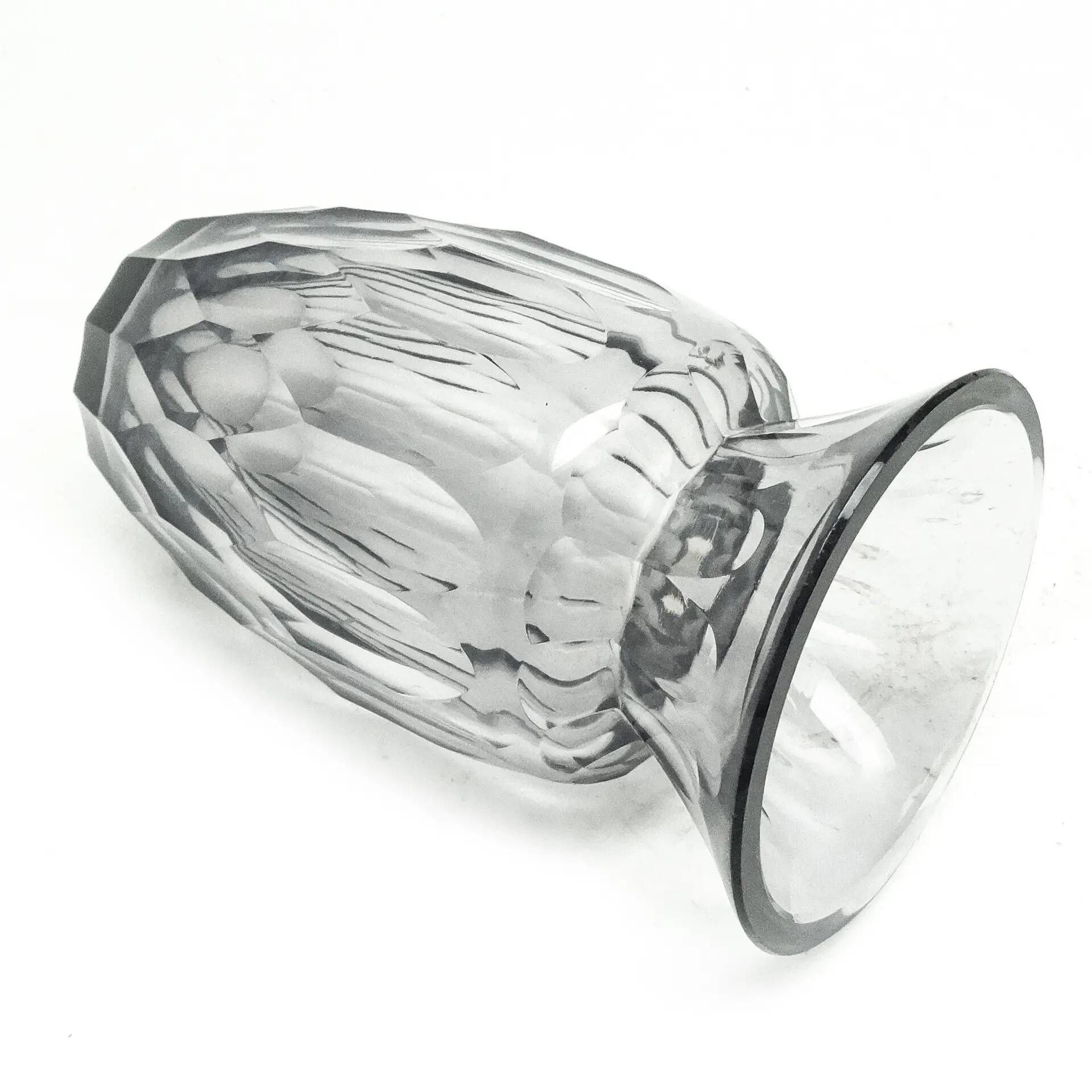 Art Deco vase, crystal, Poland, 1930s