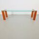 Pioneer T66 Cherry Wood & Glass Side Table from Peter Ghyczy, 1980s