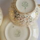 Villeroy and Boch coffee set 9 cups and vintage sugar and milk pot