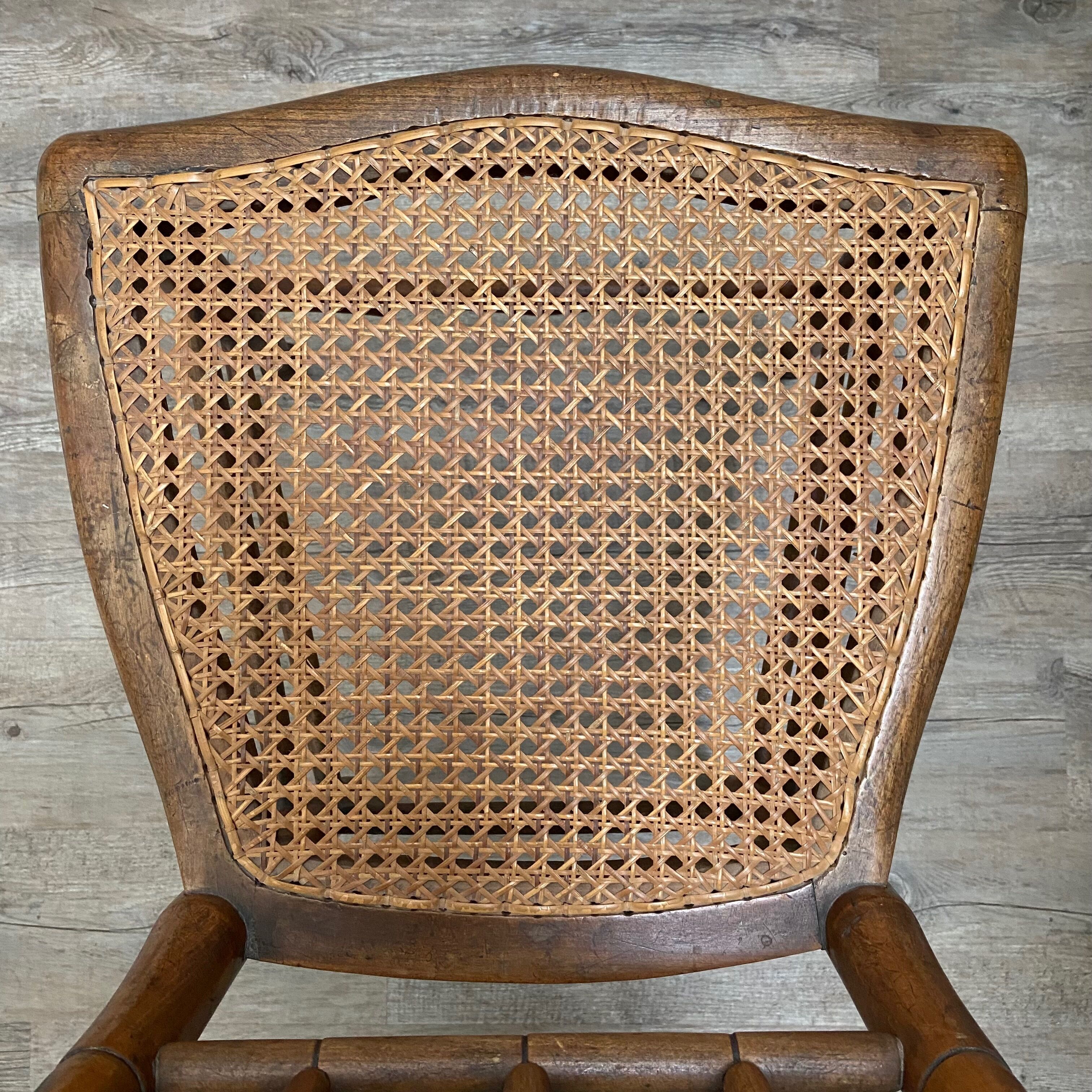 Napoleon III canned chair