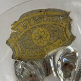Val Saint Lambert crystal ashtray empty pocket