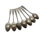 Art Deco brass spoons, 1950s, set of 6