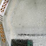 Antique silver-plated metal tray