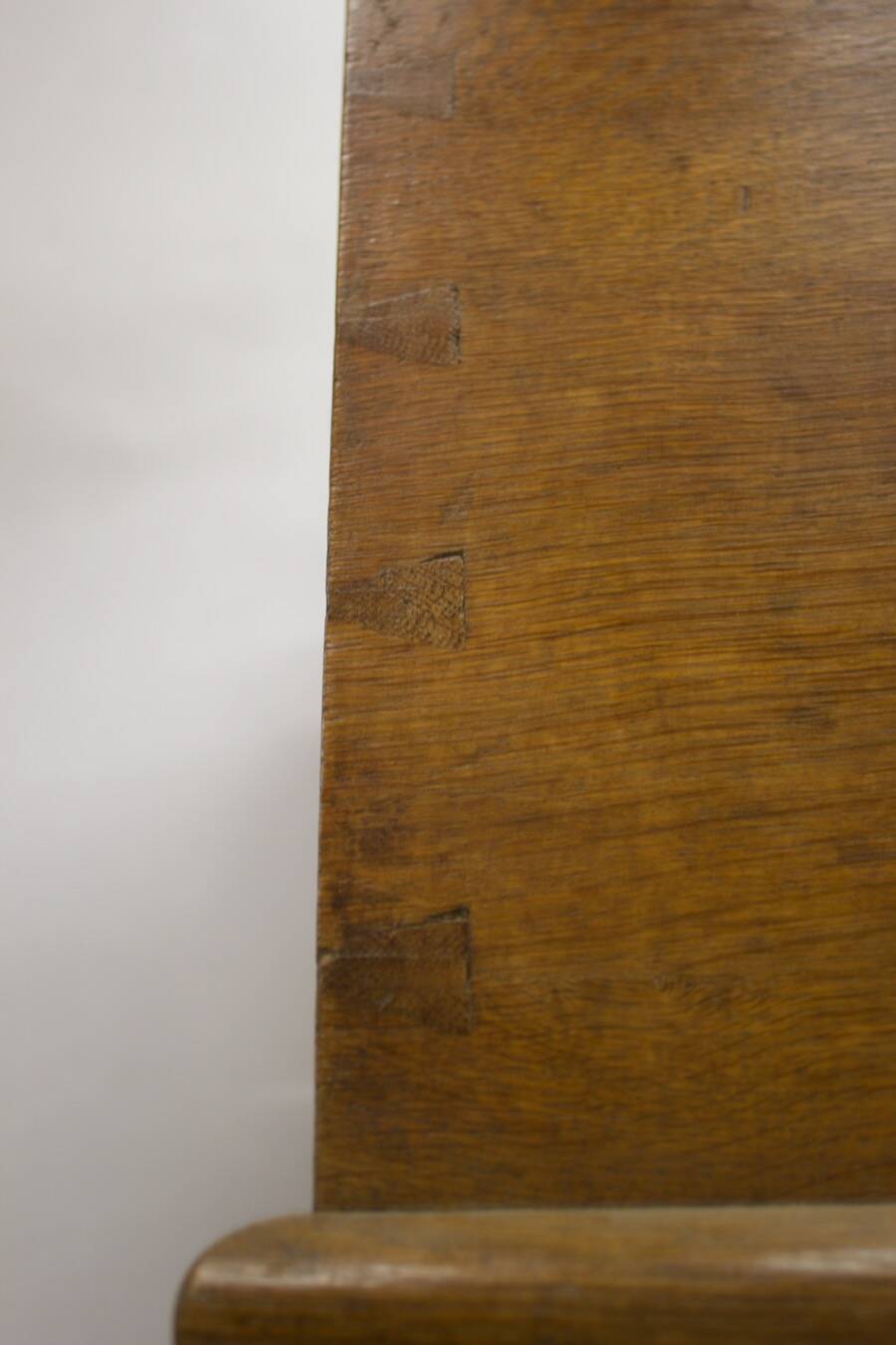 19th Century Oak Chest with Curved Top, on Wheels